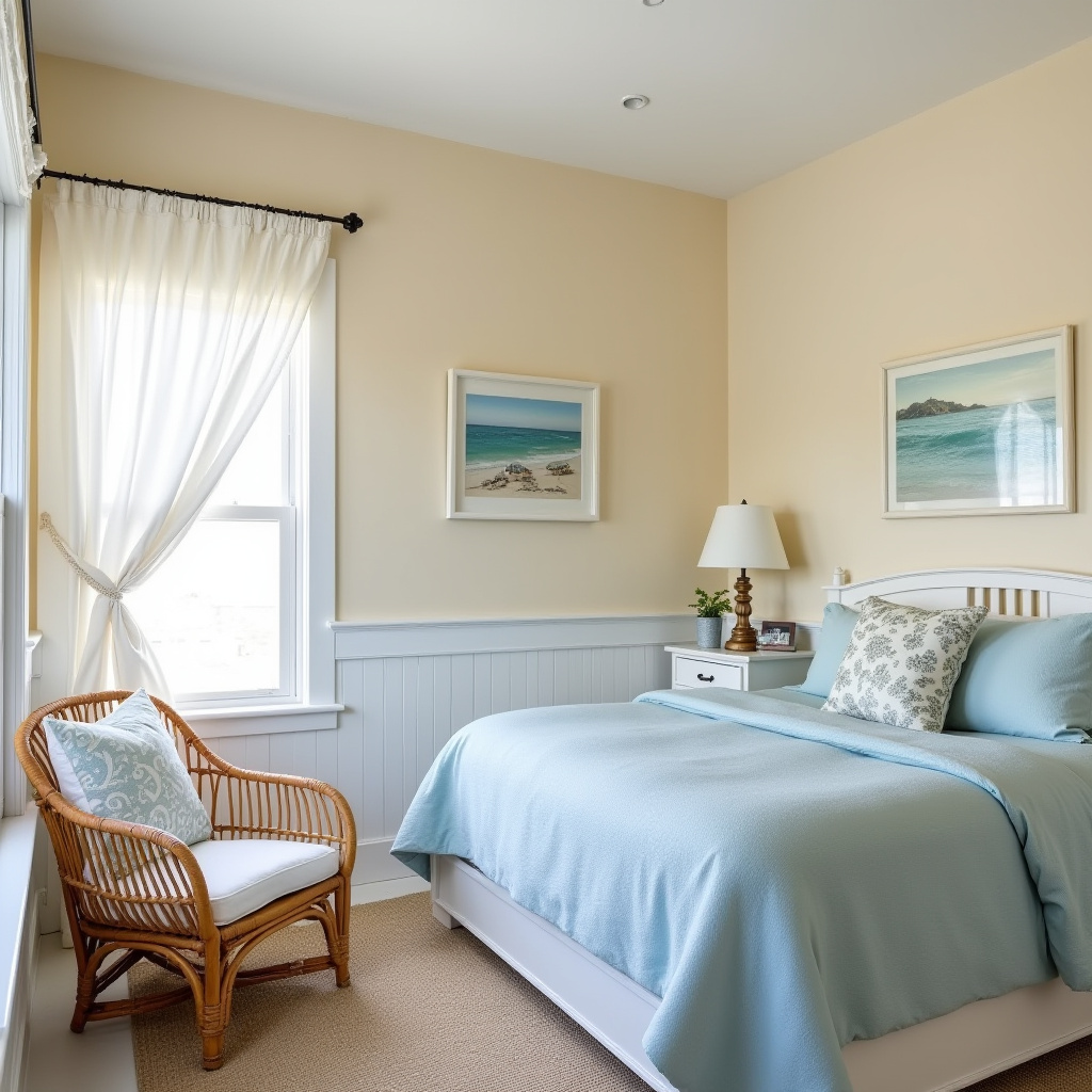 Small Coastal Bedroom 15