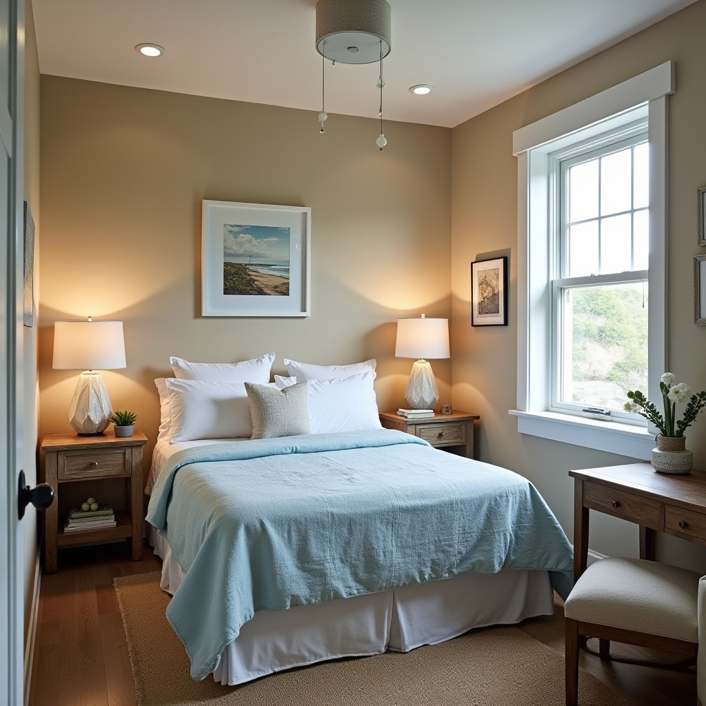 Small Coastal Bedroom 24