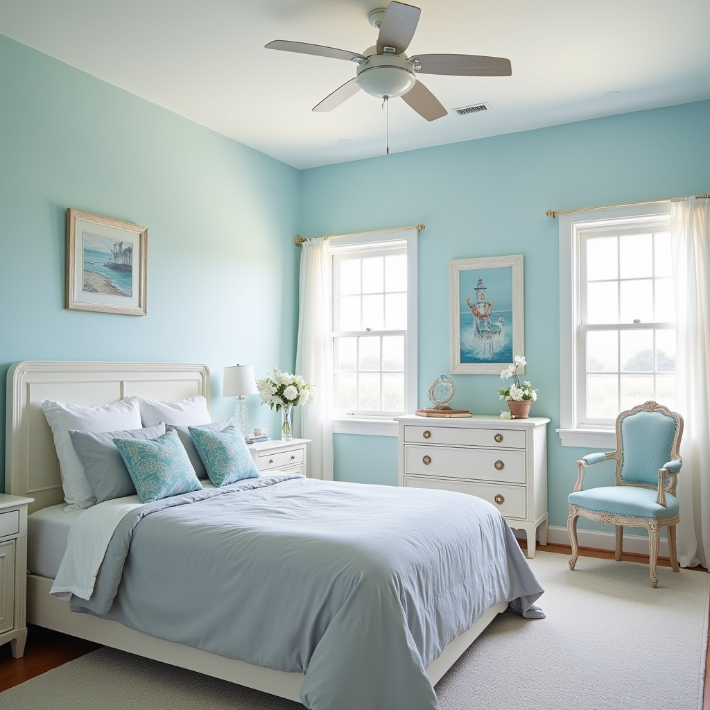 Small Coastal Bedroom 25