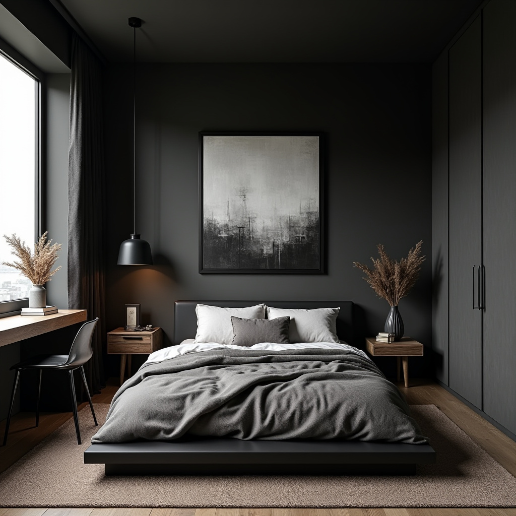Small Dark Bedroom Ideas 2