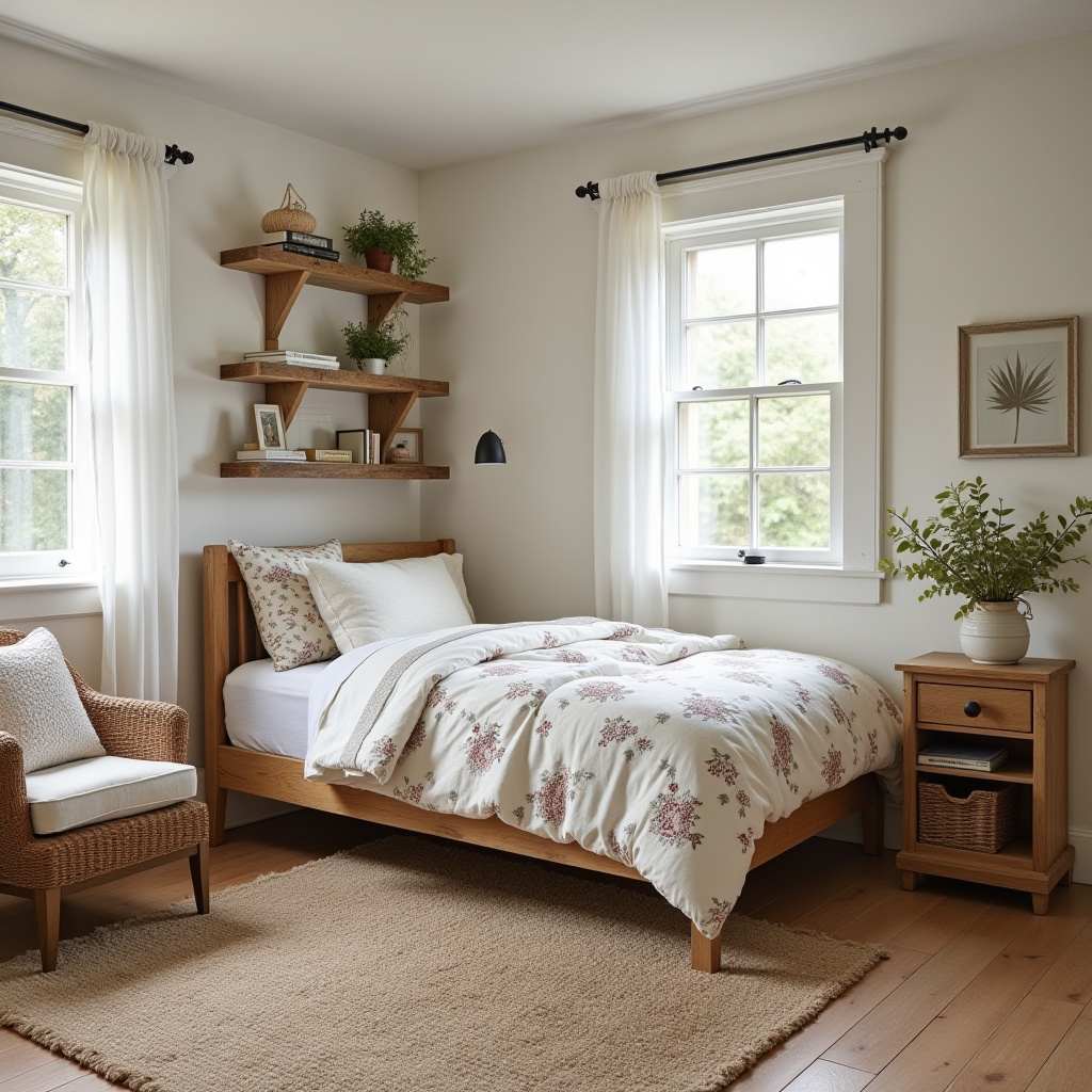 Small Farmhouse Bedroom 14