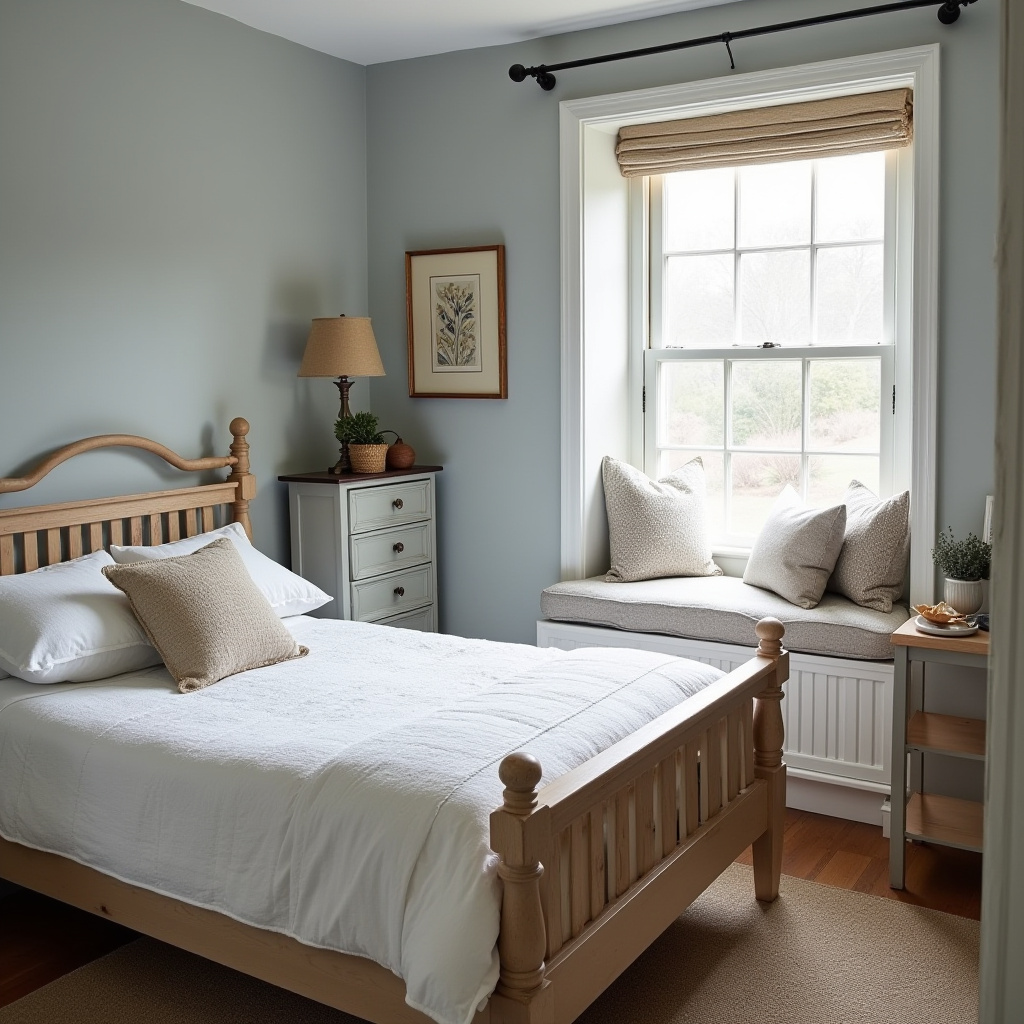 Small Farmhouse Bedroom 17