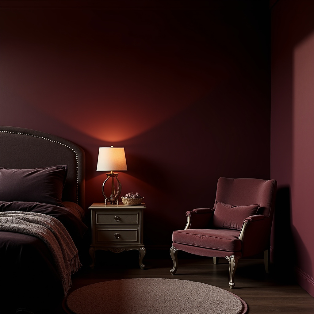 Small Moody Bedroom 10