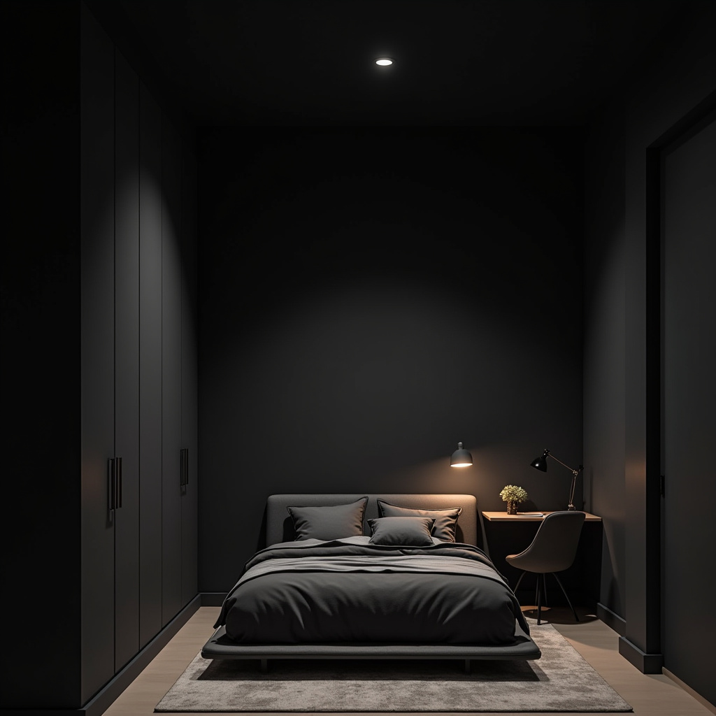 Small Moody Bedroom 15