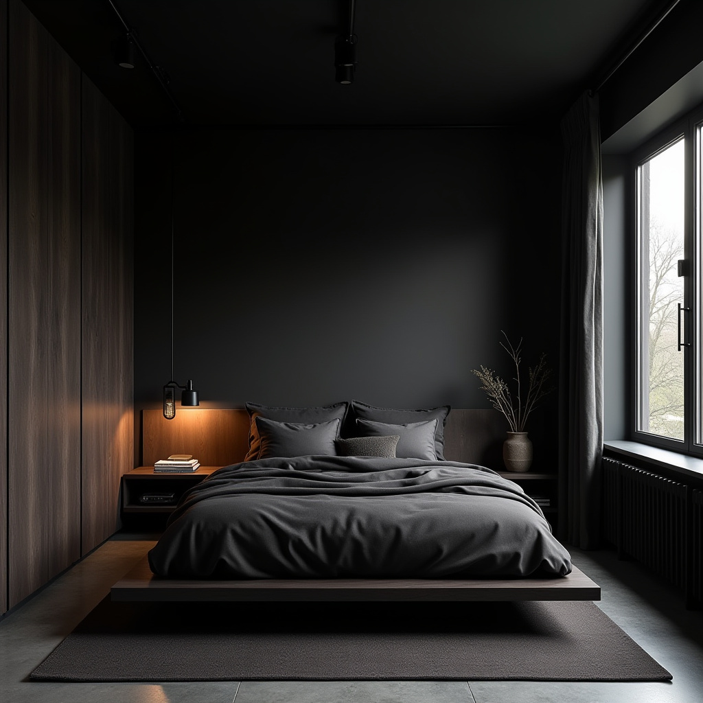 Small Moody Bedroom 20