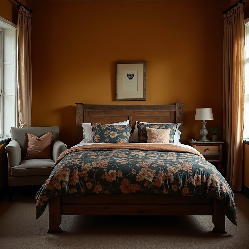 Small Moody Bedroom 21
