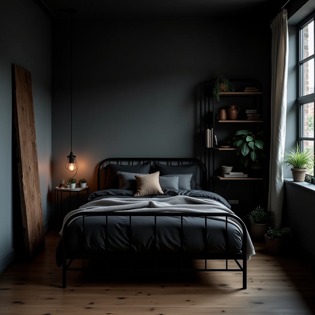 Small Moody Bedroom 23