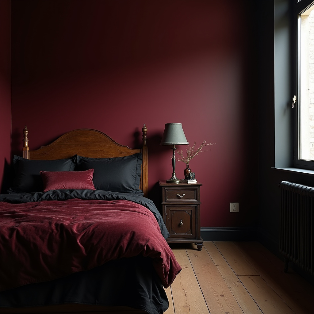 Small Moody Bedroom 24