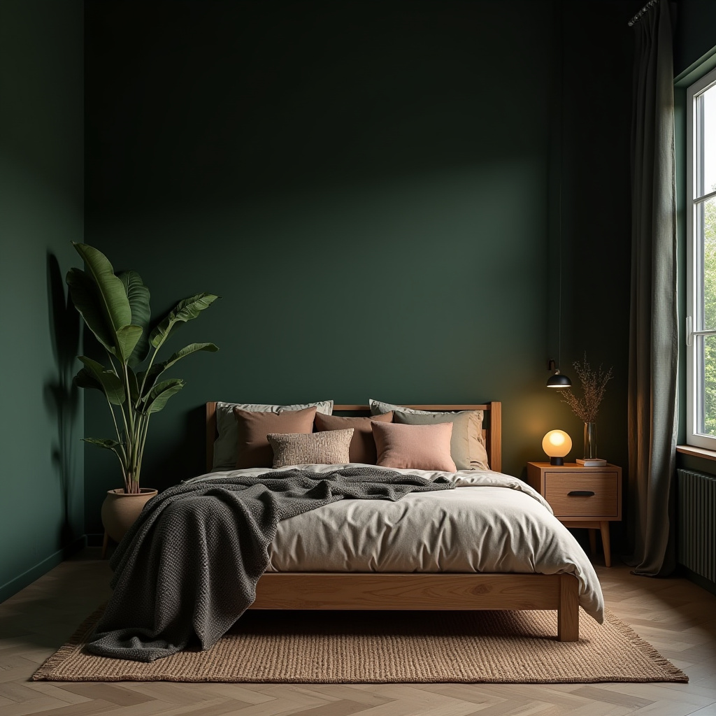 Small Moody Bedroom 3