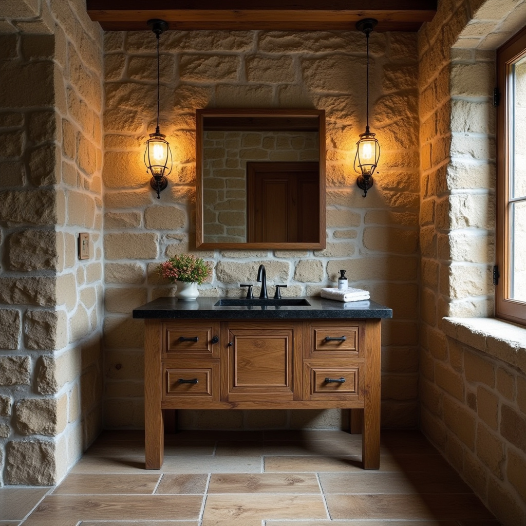 Small Rustic Bathroom Ideas 14