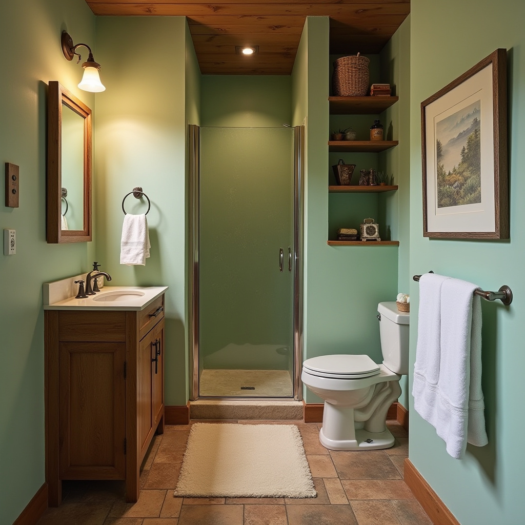 Small Rustic Bathroom Ideas 24
