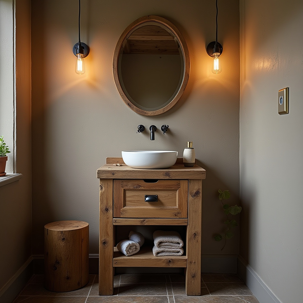 Small Rustic Bathroom Ideas 26