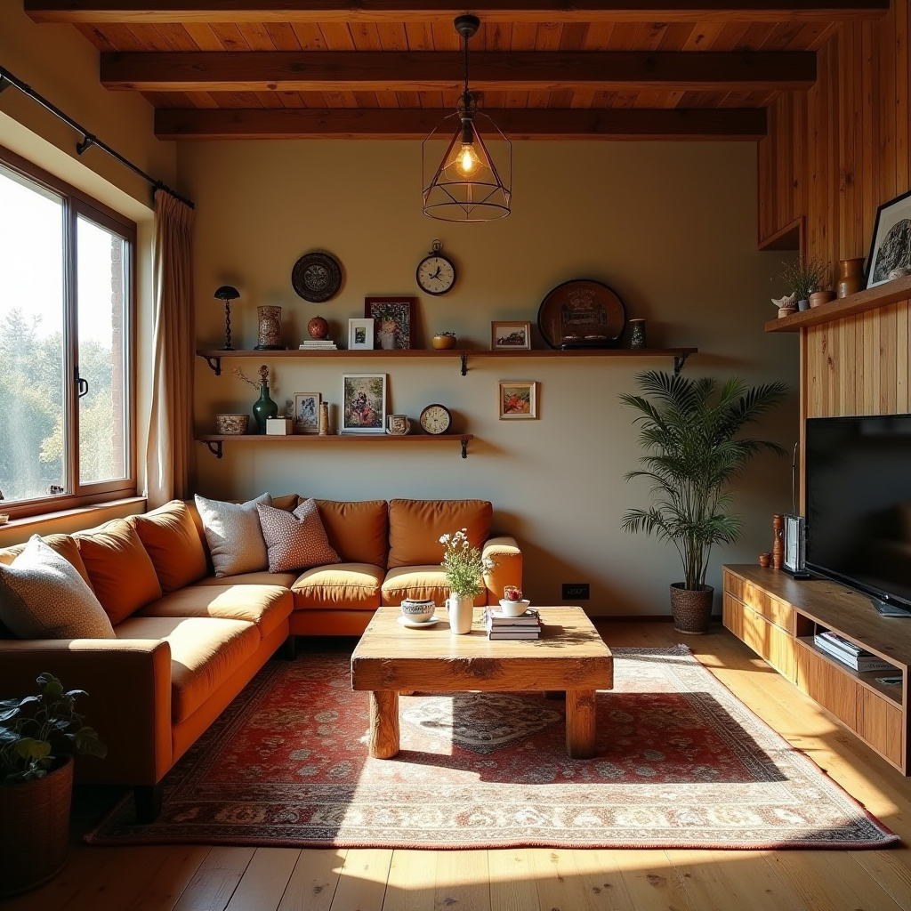 Small Rustic Living Room Ideas 15
