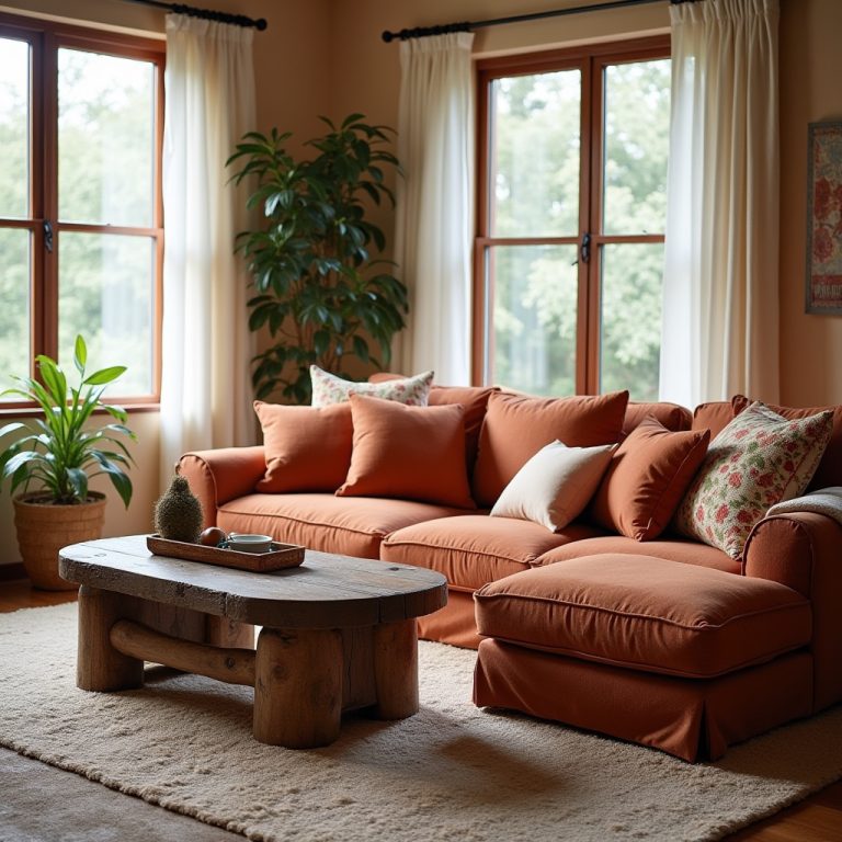 Terra Cotta Living Room 1