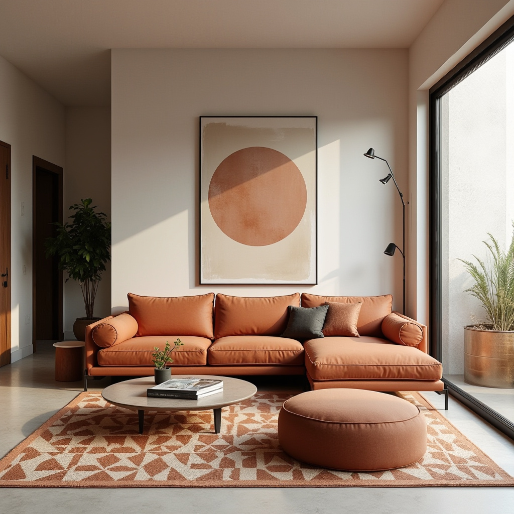 Terra Cotta Living Room 15