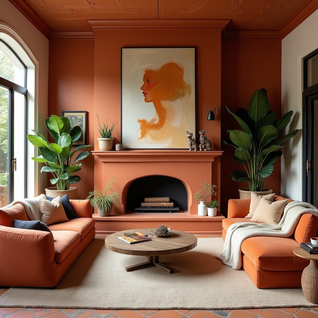 Terra Cotta Living Room 20