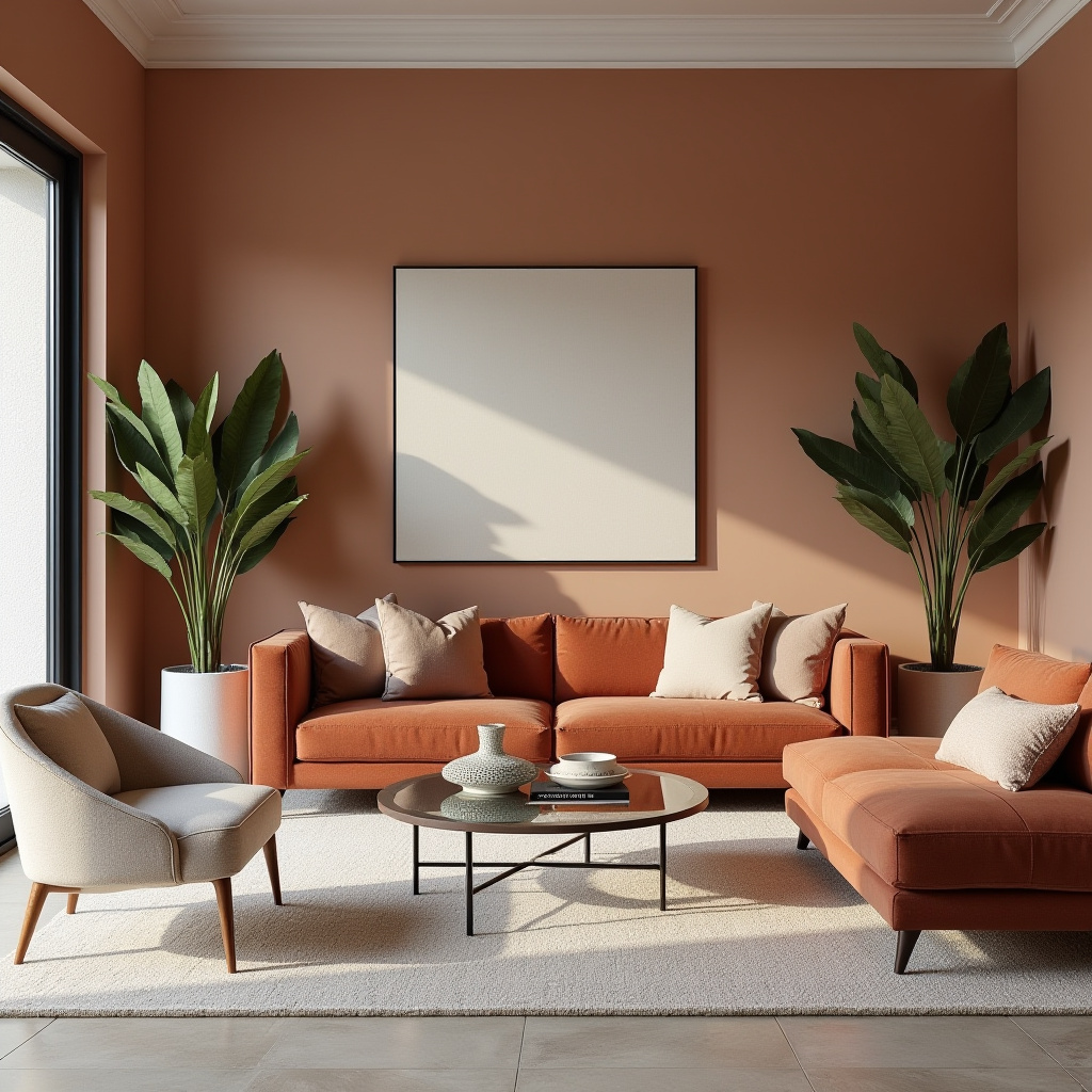 Terra Cotta Living Room 21
