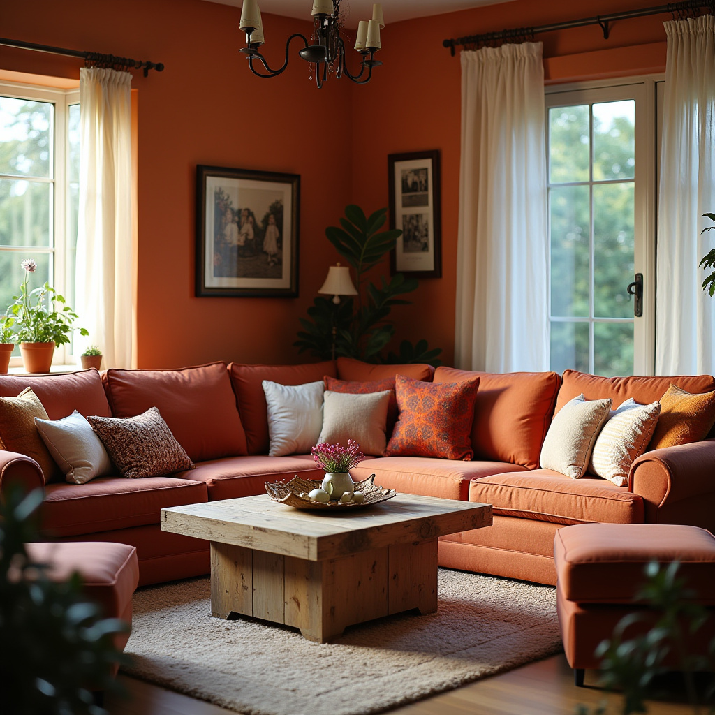 Terra Cotta Living Room 22