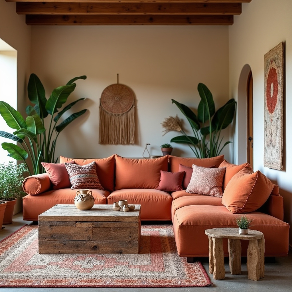 Terra Cotta Living Room 24