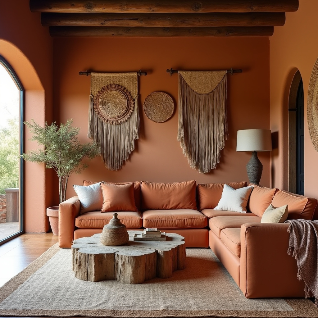 Terra Cotta Living Room 26