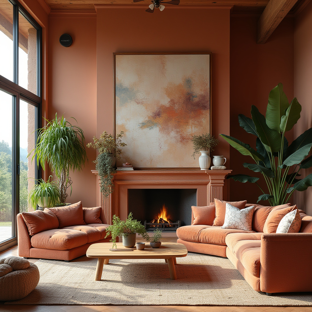 Terra Cotta Living Room 30