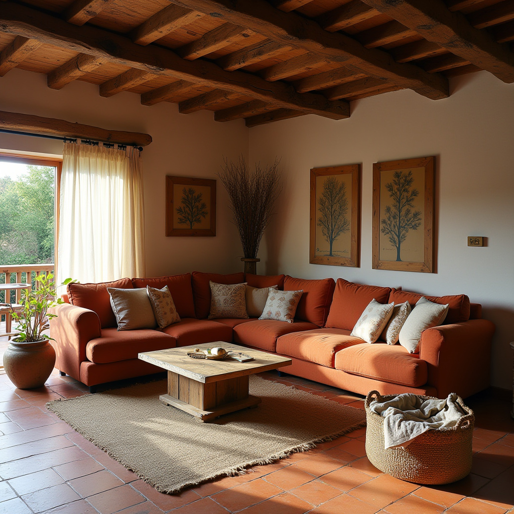 Terra Cotta Living Room 6