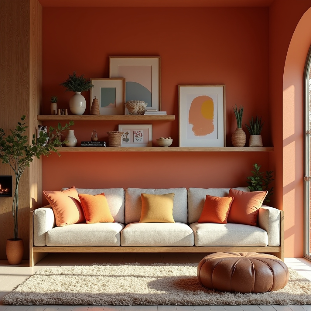Terra Cotta Living Room 9