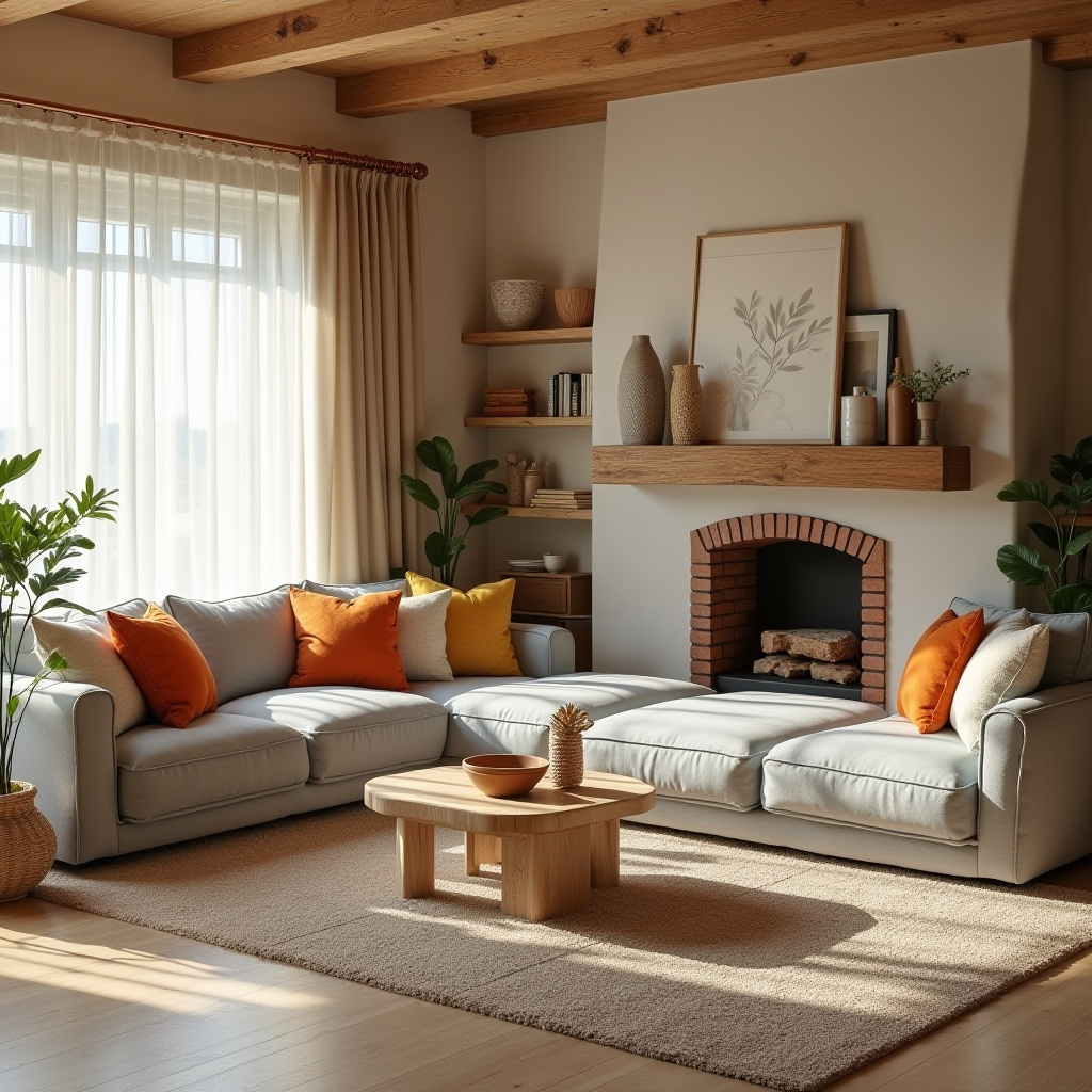 Warm Living Room Ideas 8