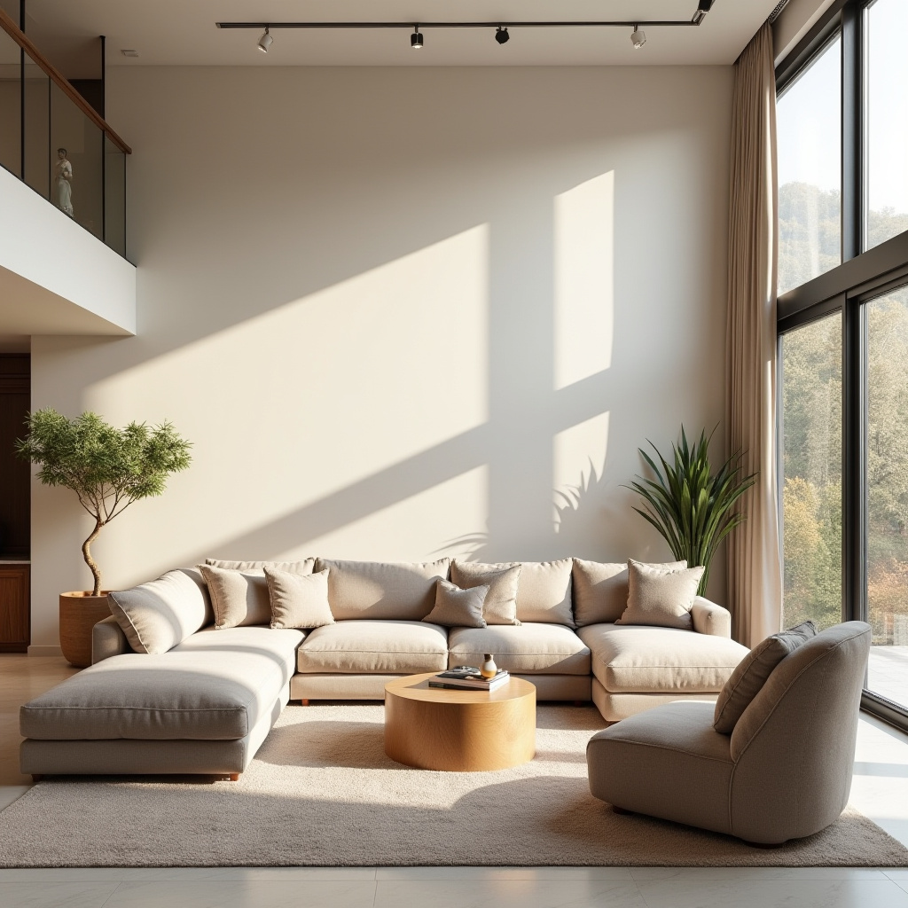 Warm Neutral Living Room 13