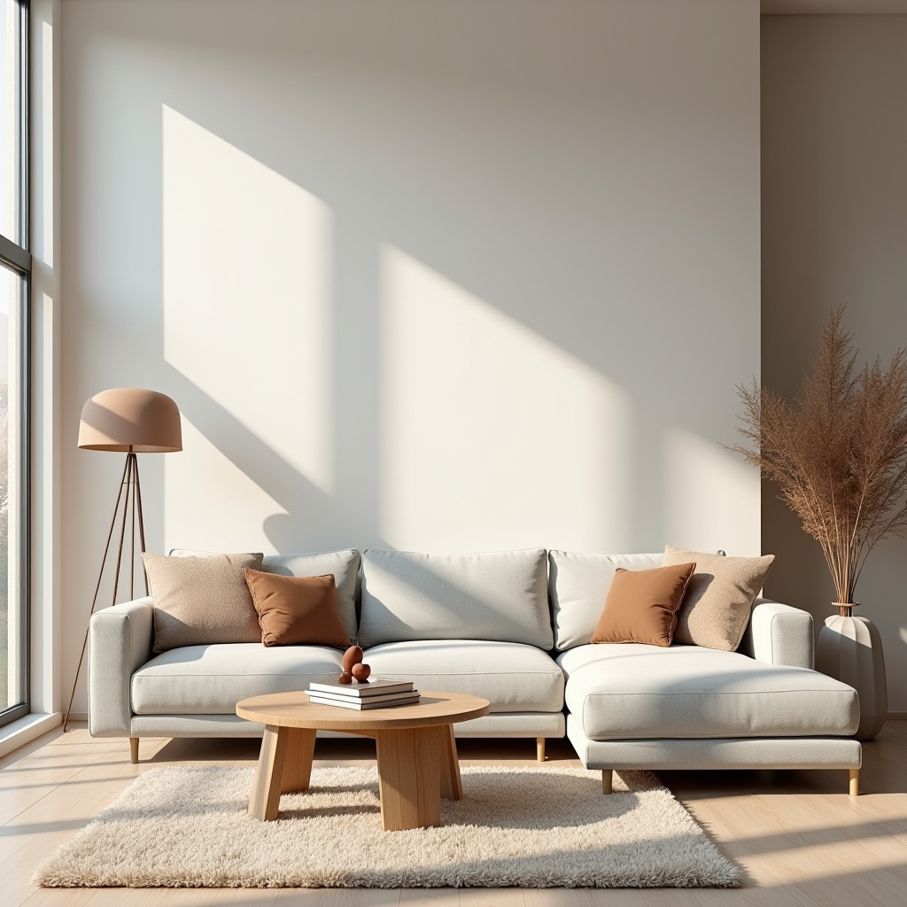 Warm Neutral Living Room 14