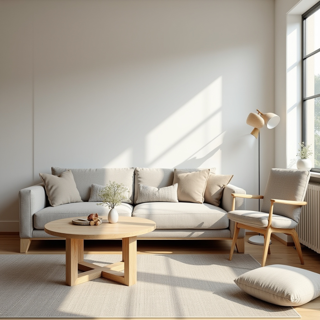 Warm Neutral Living Room 19