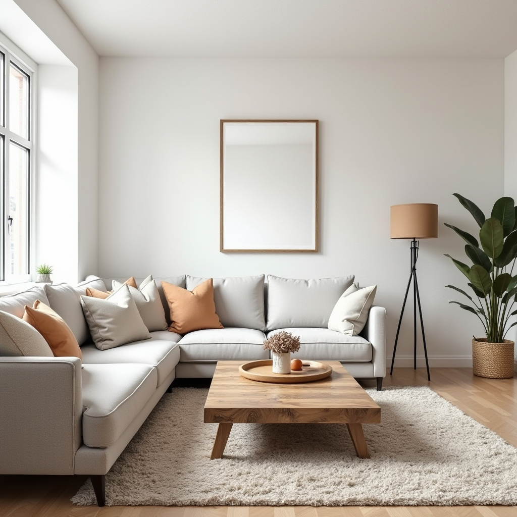Warm Neutral Living Room 22