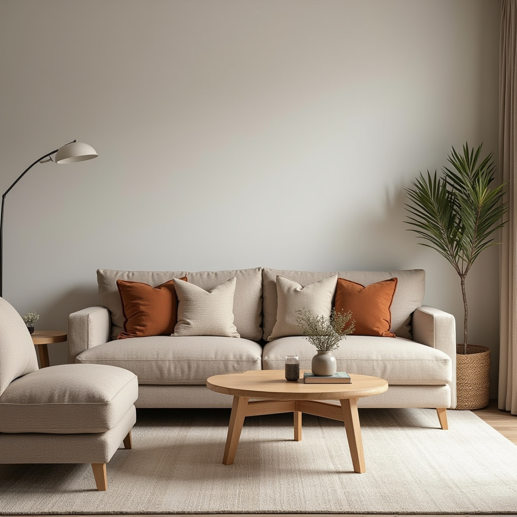 Warm Neutral Living Room 25