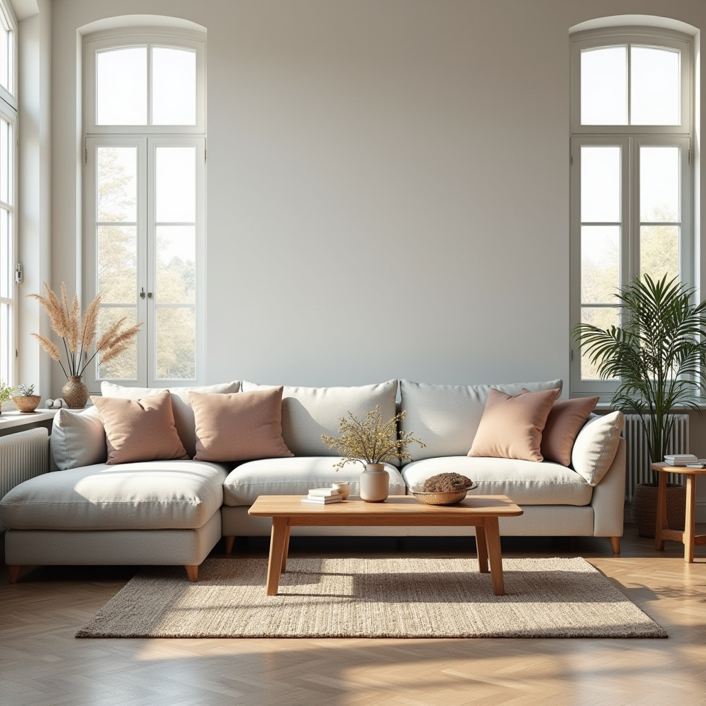 Warm Neutral Living Room 29