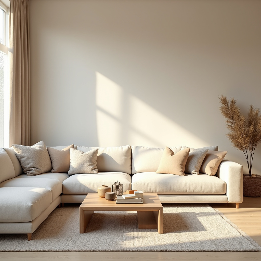 Warm Neutral Living Room 8
