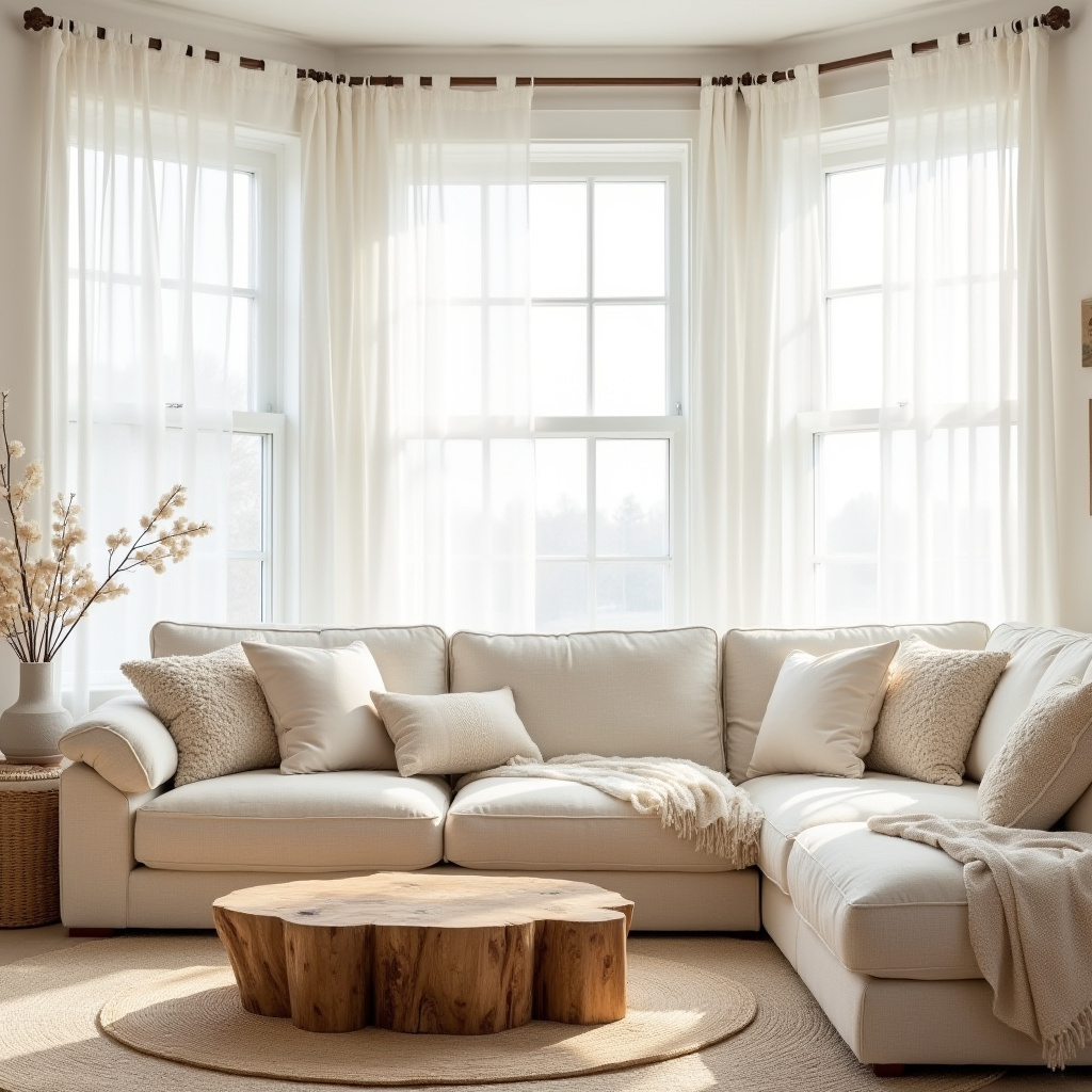 Warm White Living Room 1