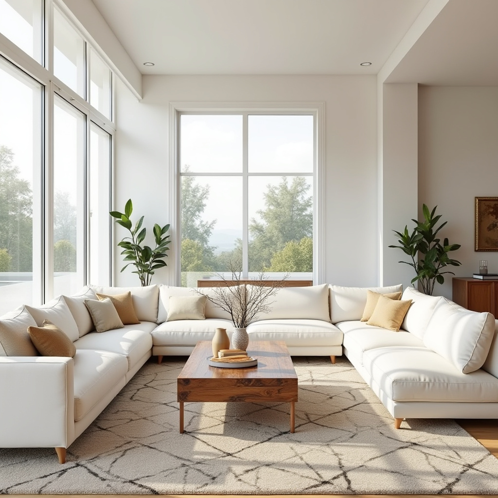 Warm White Living Room 15
