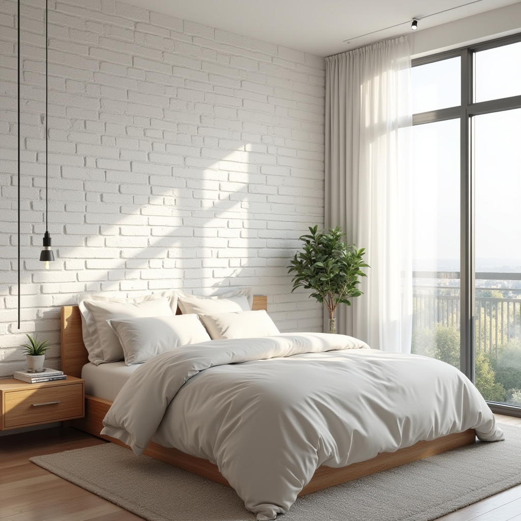 White Brick Wall 3