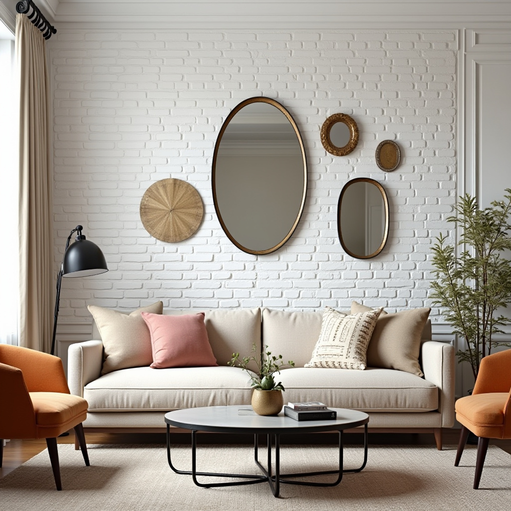 White Brick Wall 30