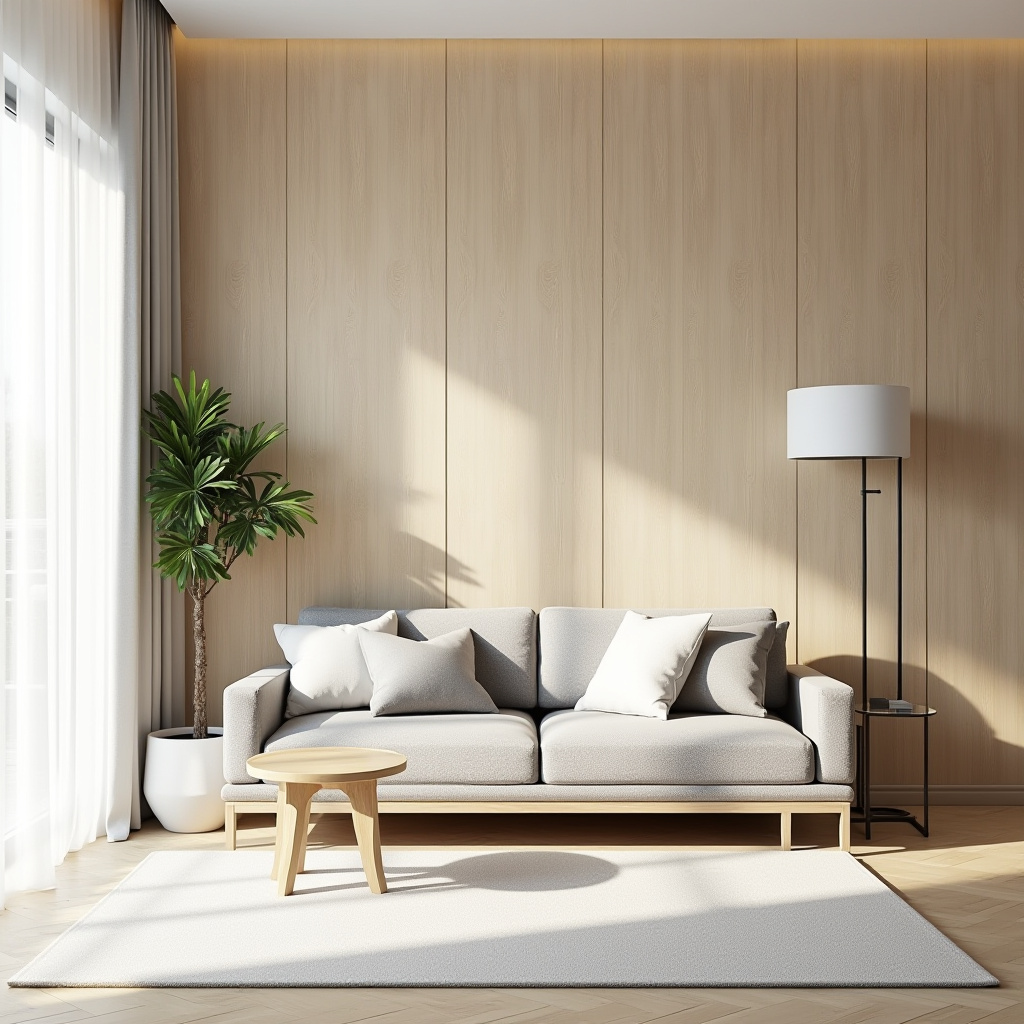 Wood Accent Wall Living Room 18