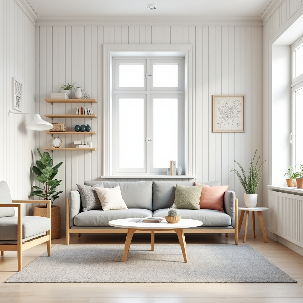 Wood Accent Wall Living Room 2