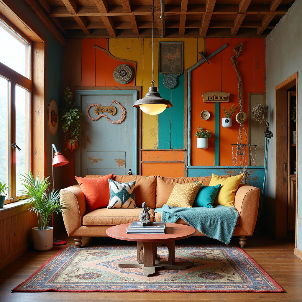 Wood Accent Wall Living Room 23