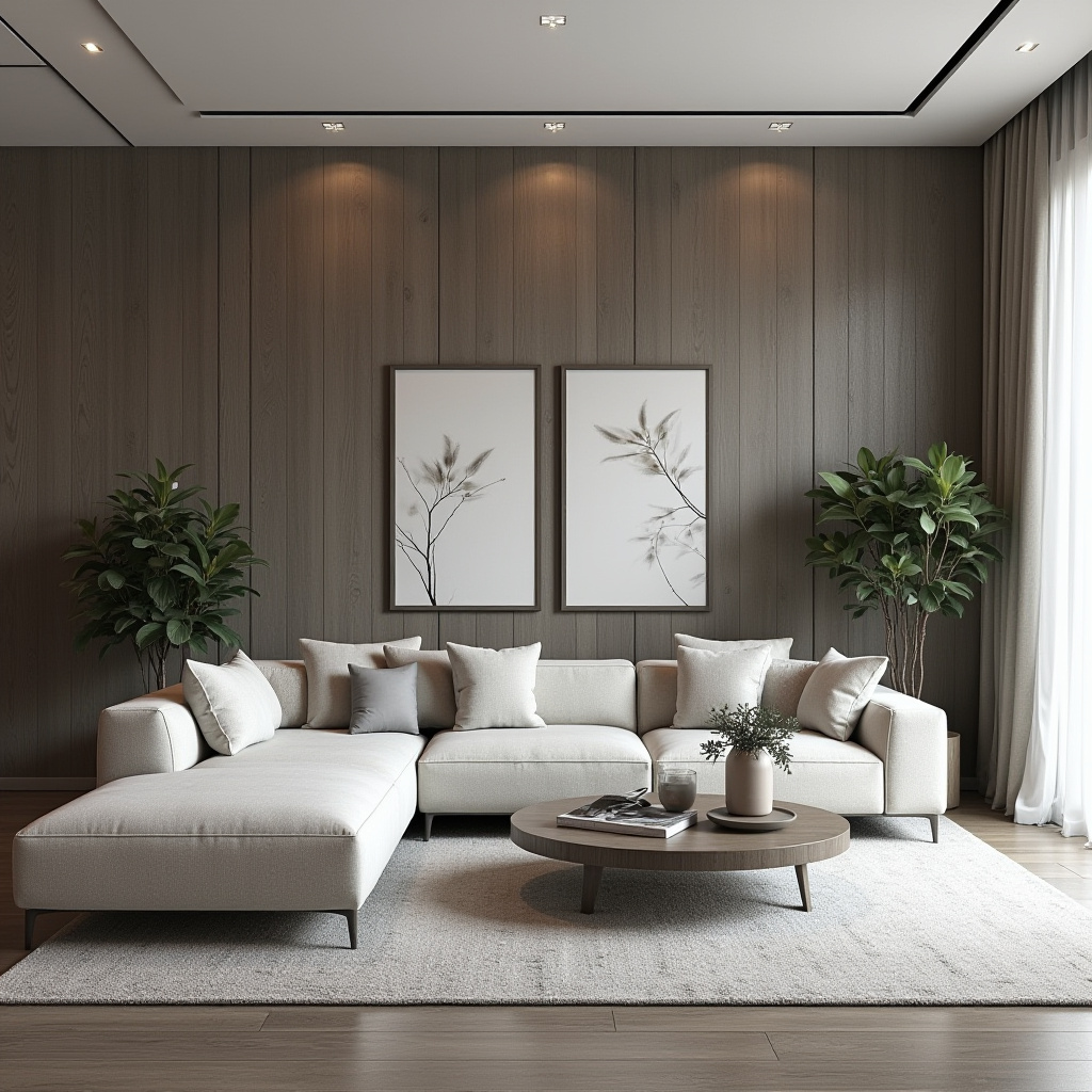 Wood Accent Wall Living Room 27