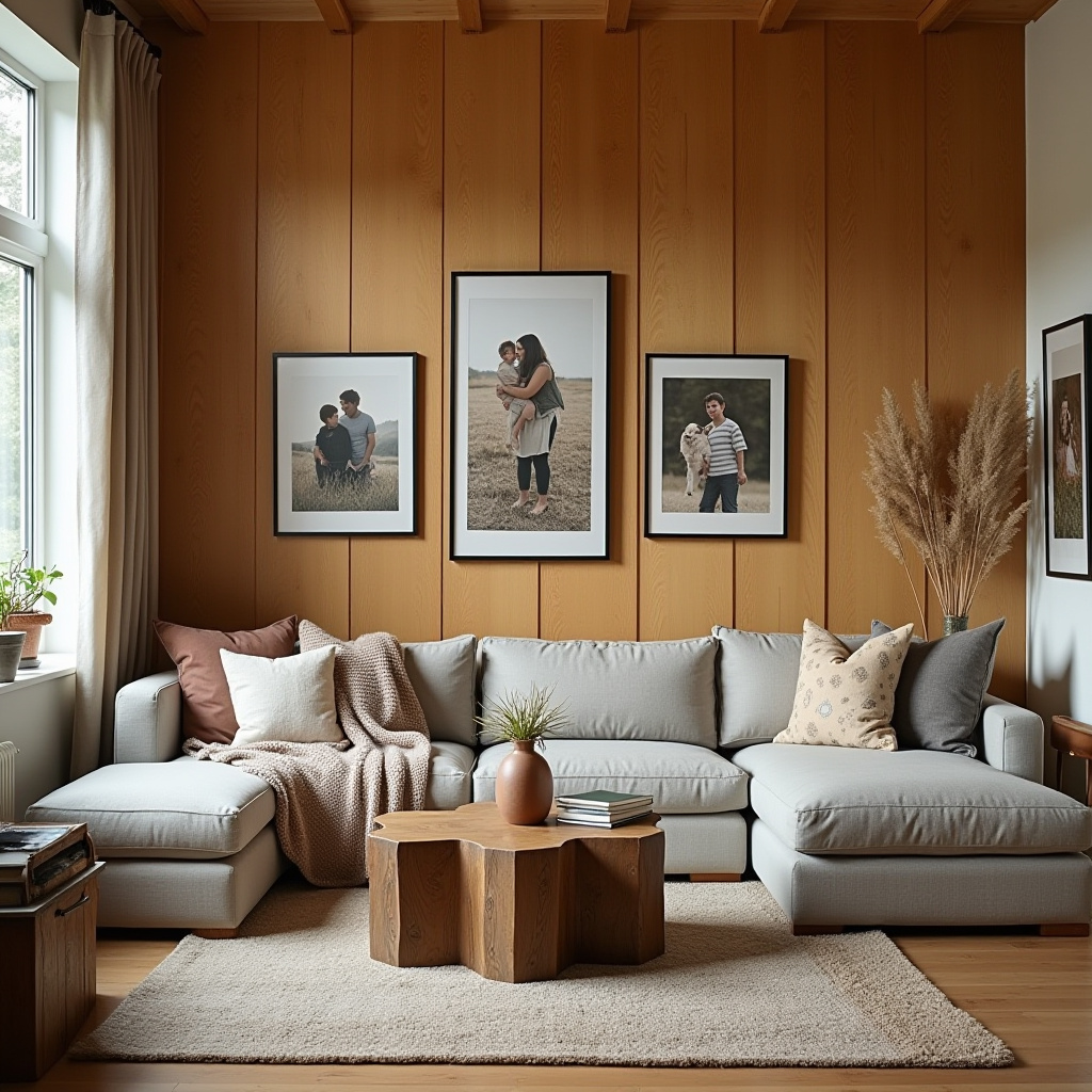Wood Accent Wall Living Room 29