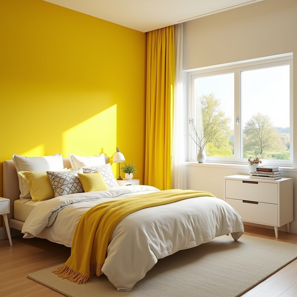 Yellow Bedroom Ideas 10