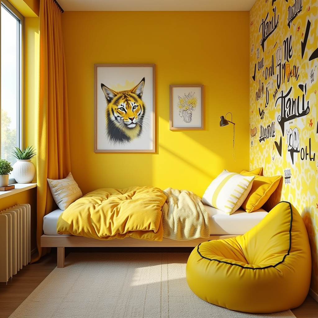 Yellow Bedroom Ideas 11