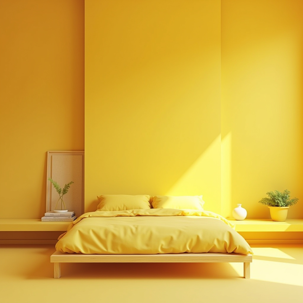 Yellow Bedroom Ideas 13