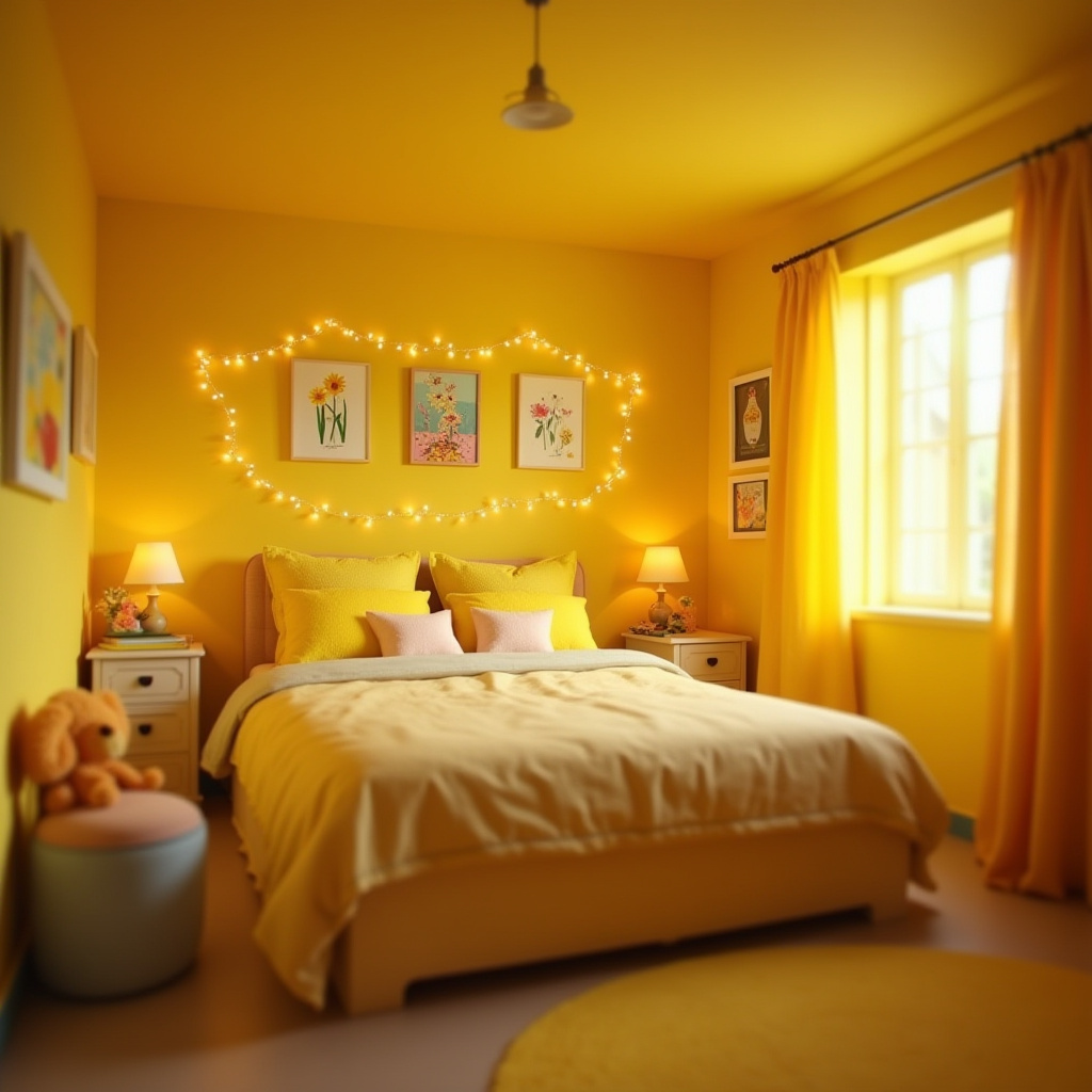 Yellow Bedroom Ideas 16