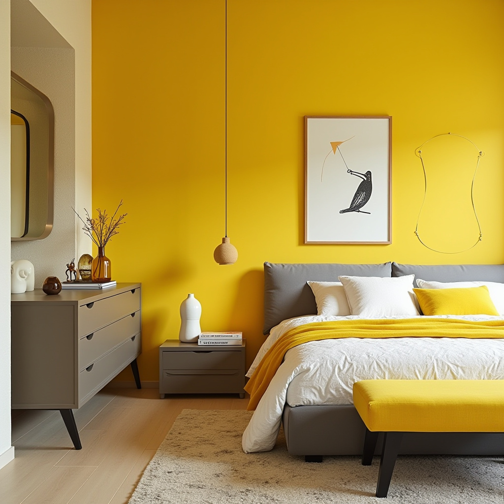 Yellow Bedroom Ideas 17