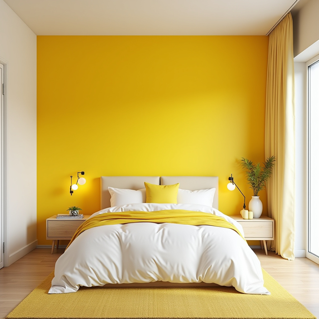 Yellow Bedroom Ideas 24